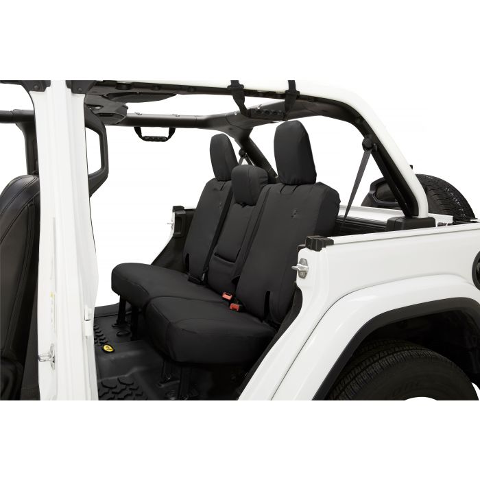 BES REAR SEAT COVER JLU NO ARM BLK DIA