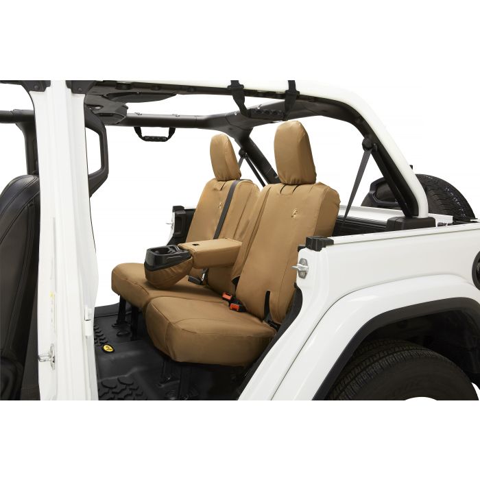 BES REAR SEAT COVER JLU W/ARM REST TAN