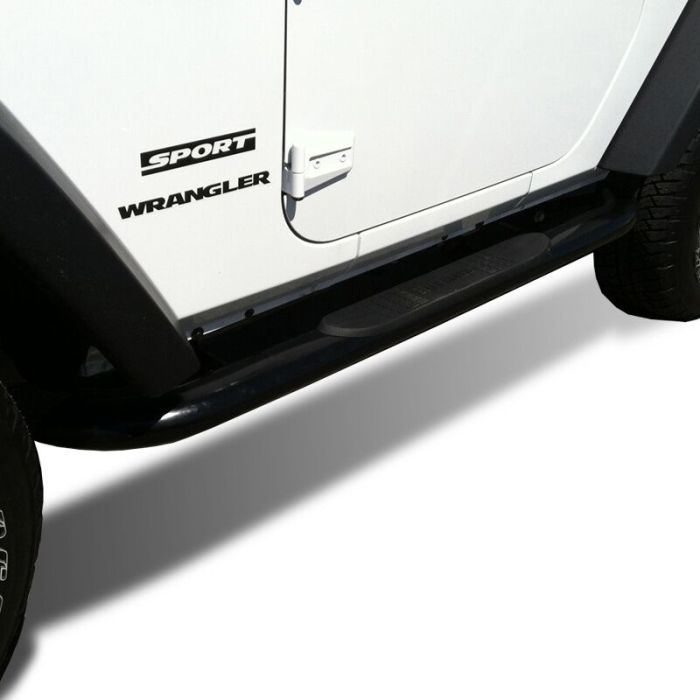 Black Horse Offroad  3" Side Steps  for 07-18 Jeep Wrangler JK 2-Door 