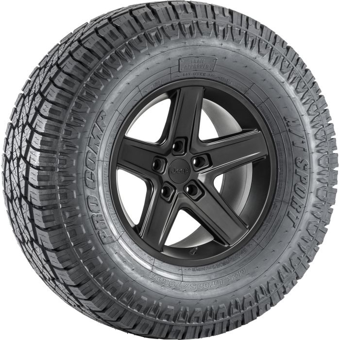 RUB BLK 15X8 AT SPORT 31X10.50R15 87-06 92615 8230