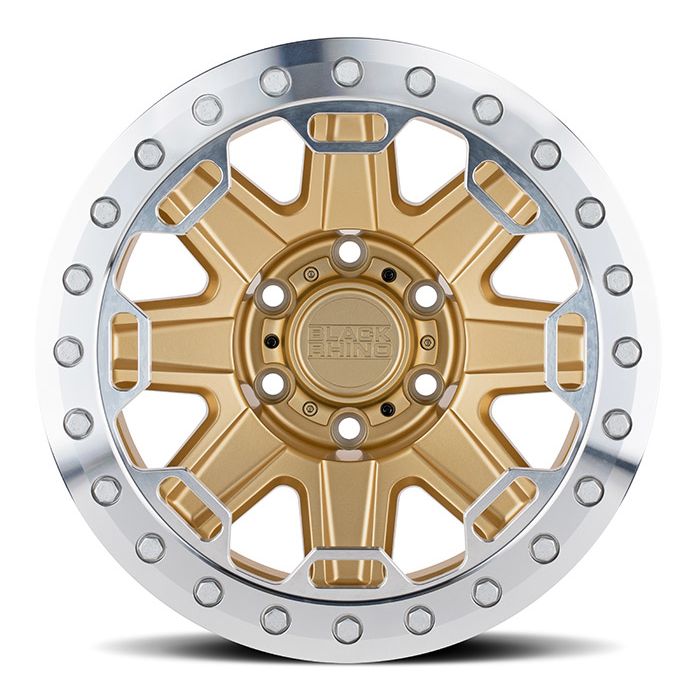 Black Rhino  Rift Beadlock Wheel for 87-06 Jeep Wrangler YJ & TJ