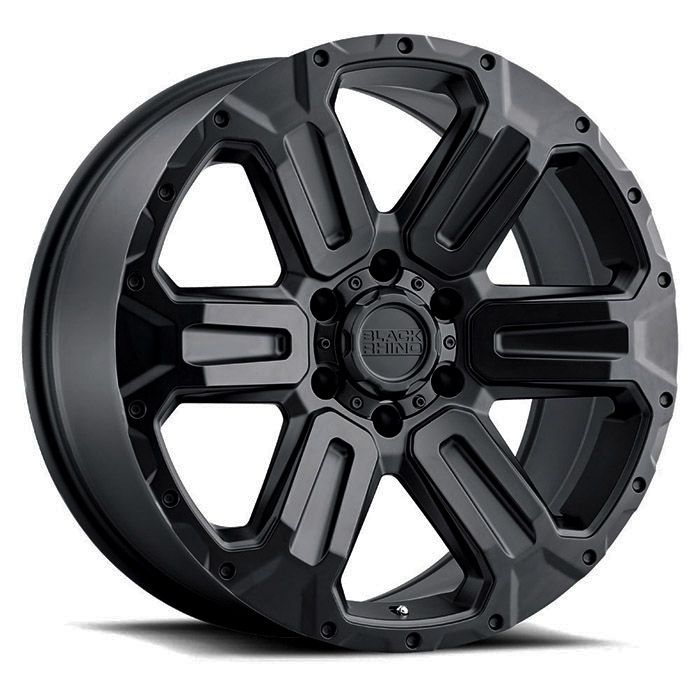 BLK RHNO WANAKA 18X9 5X5 MAT BLK W/LIP