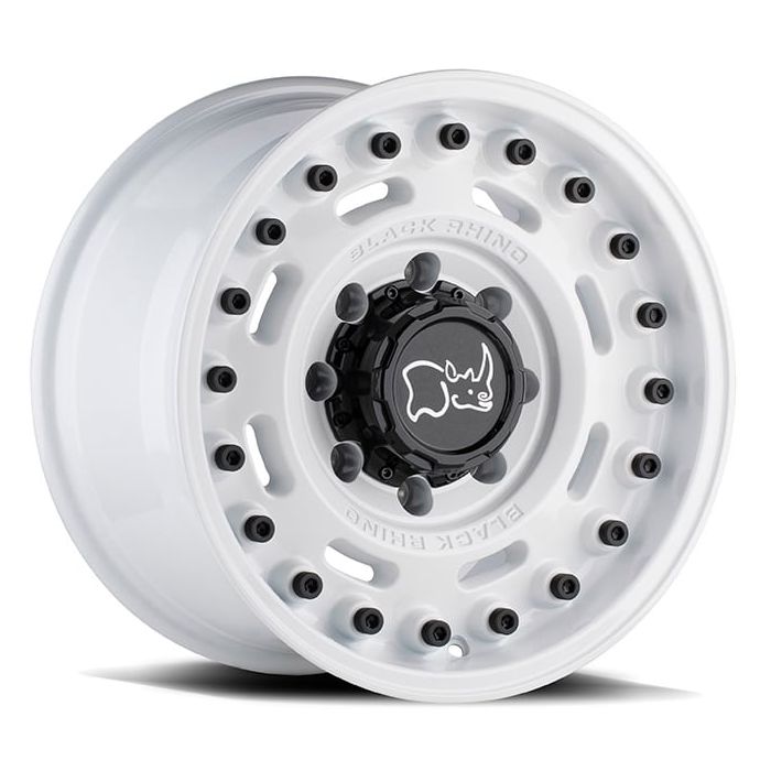 BLK RHNO AXLE WHT 20X9.5 5X5 4.5BS