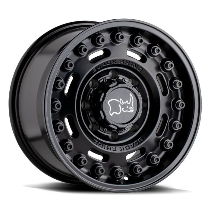 BLK RHNO AXLE BLK 18X9.5 5X5 4.5BS