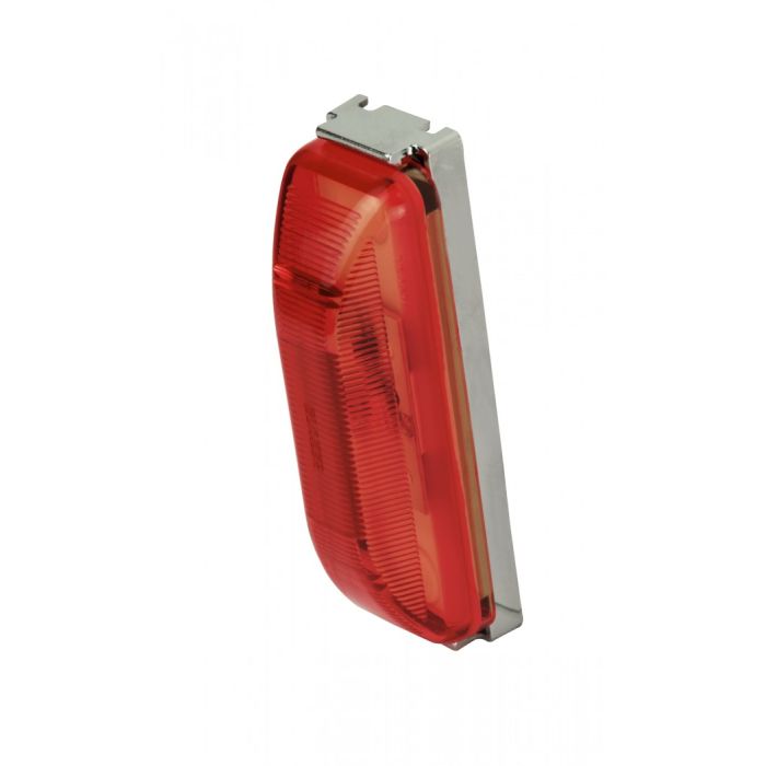 LED 4" Sealed Rectangular Clearance/Side Marker, Red