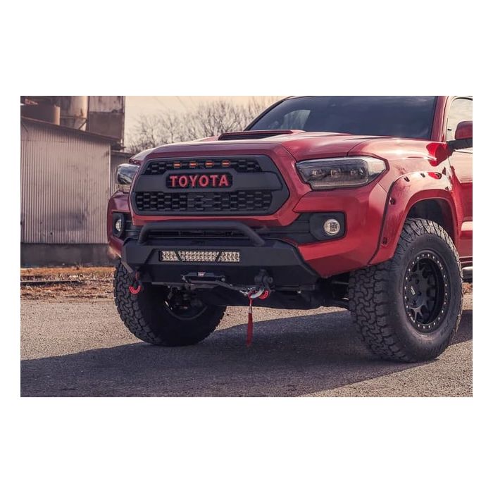 Body Armor TC-19339 Hiline Front Winch Bumper for 16-23 Toyota Tacoma