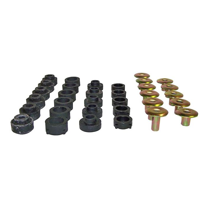 Crown Automotive 55176180K Body Mount Kit  for 97-06 Jeep Wrangler TJ and Unlimited