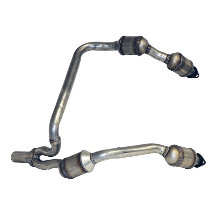 Crown Automotive 52059930AH Front Exhaust Pipe with 4 catalytic Converters  for 07-09 Jeep Wrangler JK  with 3.8L Engine