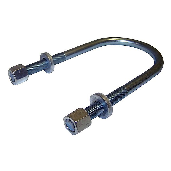 Crown Automotive 8130370HD Front Leaf Spring U-Bolt Kit for 55-95 Jeep CJ Series & Wrangler YJ