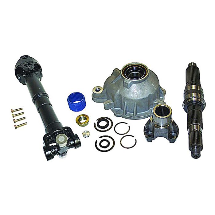Crown Automotive RT24004 NP231 Slip Yoke Eliminator Kit with Drive Shaft for 87-06 Jeep Wrangler YJ and TJ 