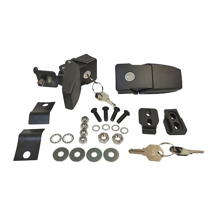 Crown Automotive RT26057 Stainless Steel Locking Hood Catches for 07-18 Jeep Wrangler JK 