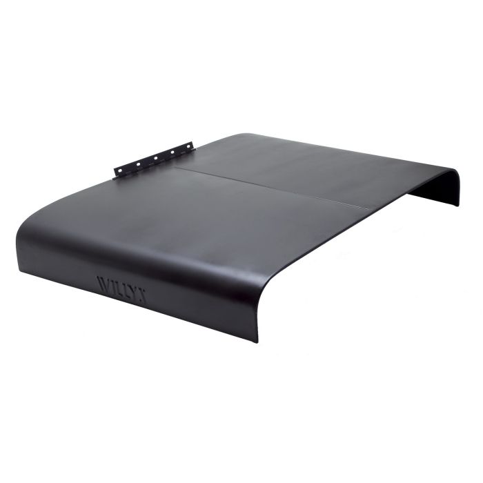 OMIX DMC-670969 Willys Logo Steel Hood for 46-53 Jeep CJ-2A or CJ-3A