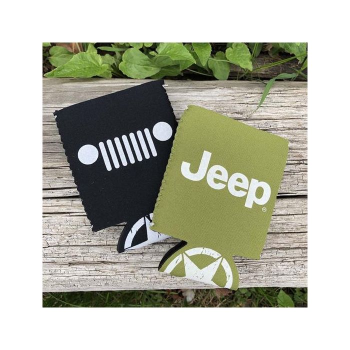 Jeep Merchandise  Jeep Logo Beverage Koozie 2-Pack 
