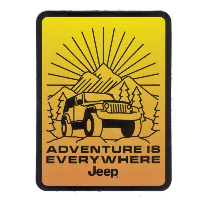 Jeep Merchandise  Jeep Burst Sticker 
