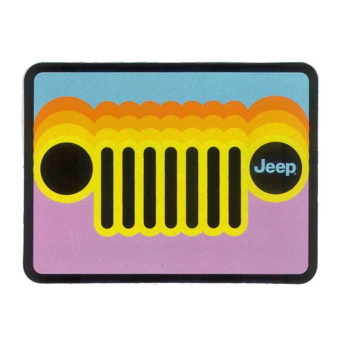 Jeep Merchandise  Jeep Retromatic Grille Sticker 