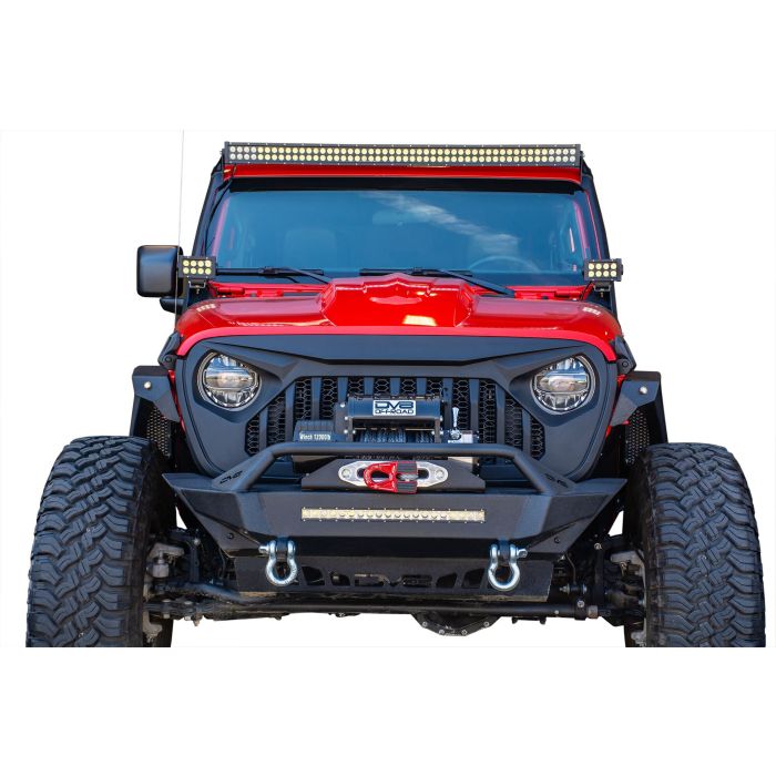 DV8 Offroad GRJL-01 Replacement Grill-Black  for 18-20 Jeep Wrangler JL & Gladiator JT