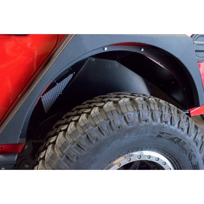DV8 Offroad  Aluminum Rear Inner Fenders for 18-22 Jeep Wrangler JL