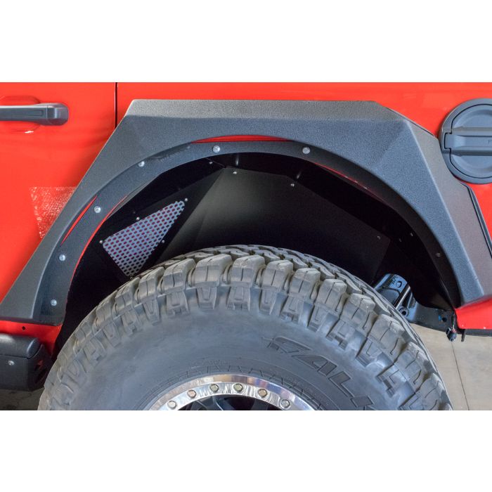 DV8 Offroad  Aluminum Rear Inner Fenders for 18-22 Jeep Wrangler JL