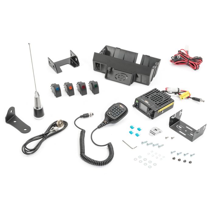 Daystar  GMRS Radio with Upper Windshield Mount, and Switches for 07-18 Jeep Wrangler JK