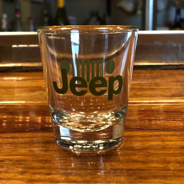 Jeep Merchandise  Jeep Logo Shot Glass 
