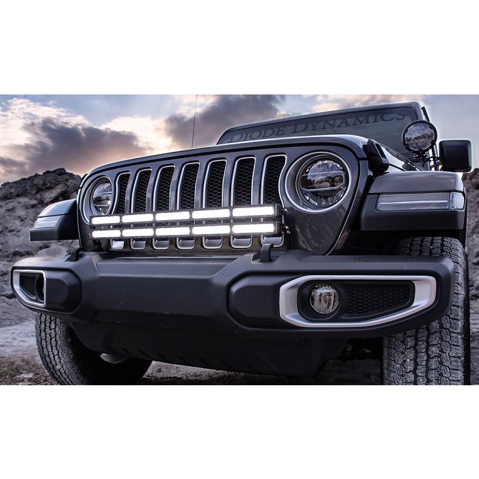 Diode Dynamics  30" Bumper LED Light Bar Kit for 18-20 Jeep Wrangler JL