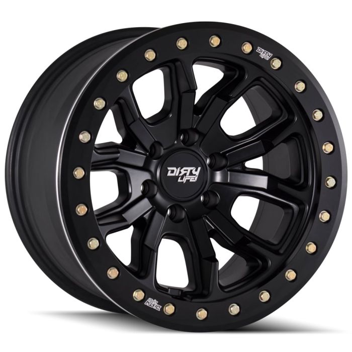 Dirty Life Race Wheels  DT-1 9303 Simulated Beadlock Wheel for 55-86 Jeep CJ