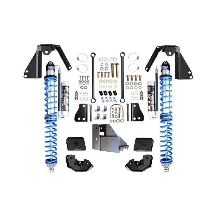 EVO Manufacturing EVO-3029B Rear Bolt-On Coilover Kit with Shocks for 18-19 Jeep Wrangler JL Unlimited