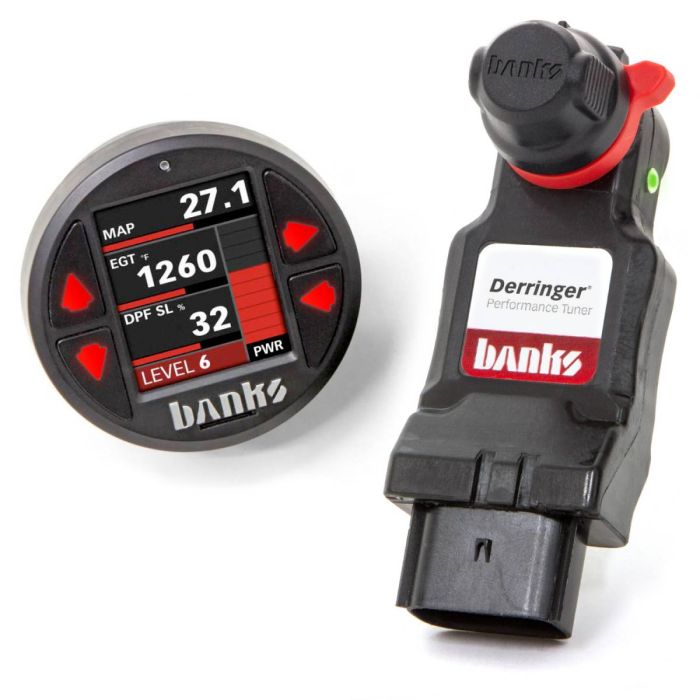 Banks Power 66798 Derringer Tuner with iDash SuperGauge for 2020-21 Jeep Wrangler JL and Gladiator JT with 3.0L Engine