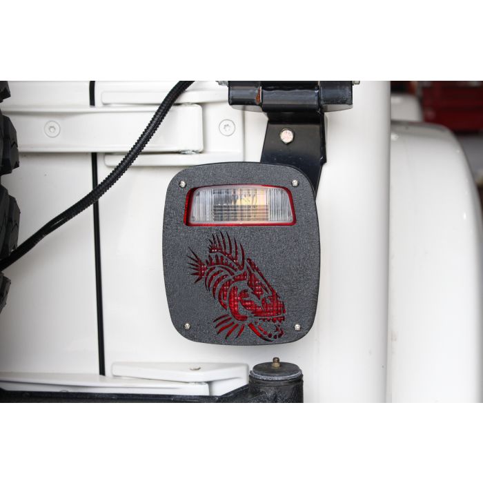 Fishbone Offroad FB31044 Tail Light Covers for 76-06 Jeep CJ-7, Wrangler YJ, TJ & Unlimited
