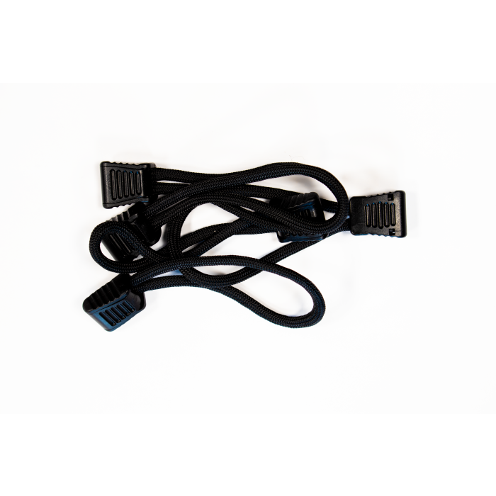 FISHBONE ZIPPER PULL SET BLACK