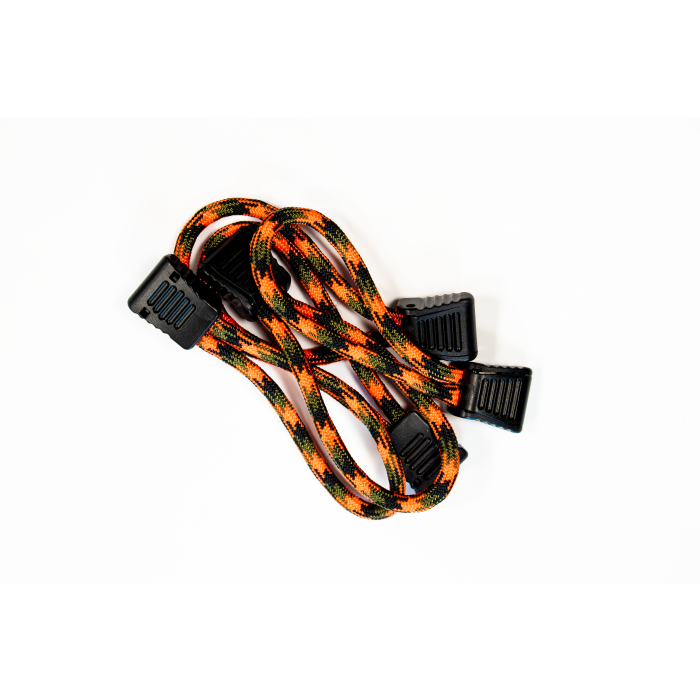 FISHBONE ZIPPER PULL SET ORANGE CAMO