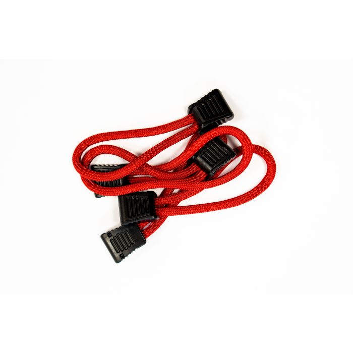 FISHBONE ZIPPER PULL SET RED