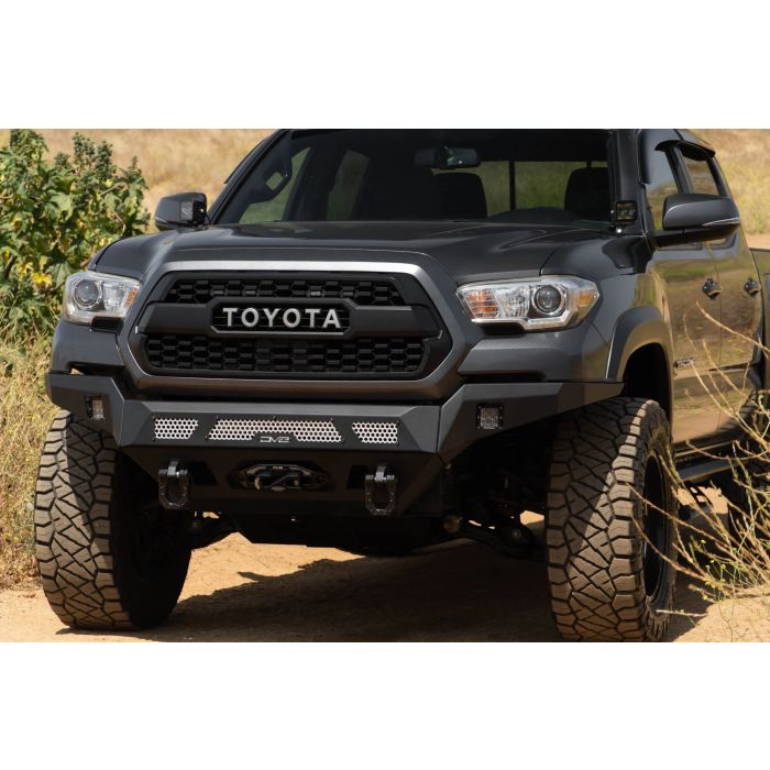 DV8 Offroad FBTT1-07 MTO Series Winch Front Bumper for 16-23 Toyota Tacoma 