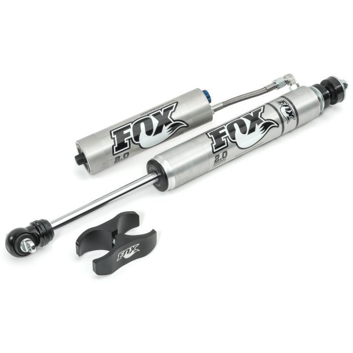 Fox® Racing Shox  Front 2.0 Performance Series Remote Reservoir Shock with Dual Speed Compression Adjustment for 84-04 Jeep Jeep Cherokee XJ, Comanche MJ, Grand Cherokee ZJ & WJ