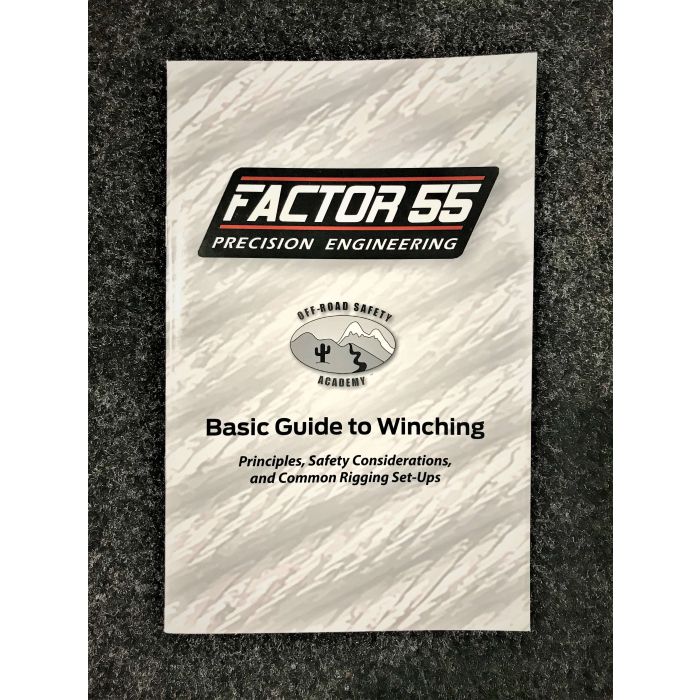 Factor 55 1000 Basic Guide to Winching Manual 