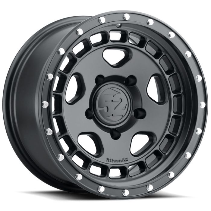 Fifteen52 THDAB-178557-00 Turbomac HD Wheel in Asphalt Black for 07-19 Jeep Wrangler JK, JL and 99-19 Grand Cherokee WJ, WK, & WK2