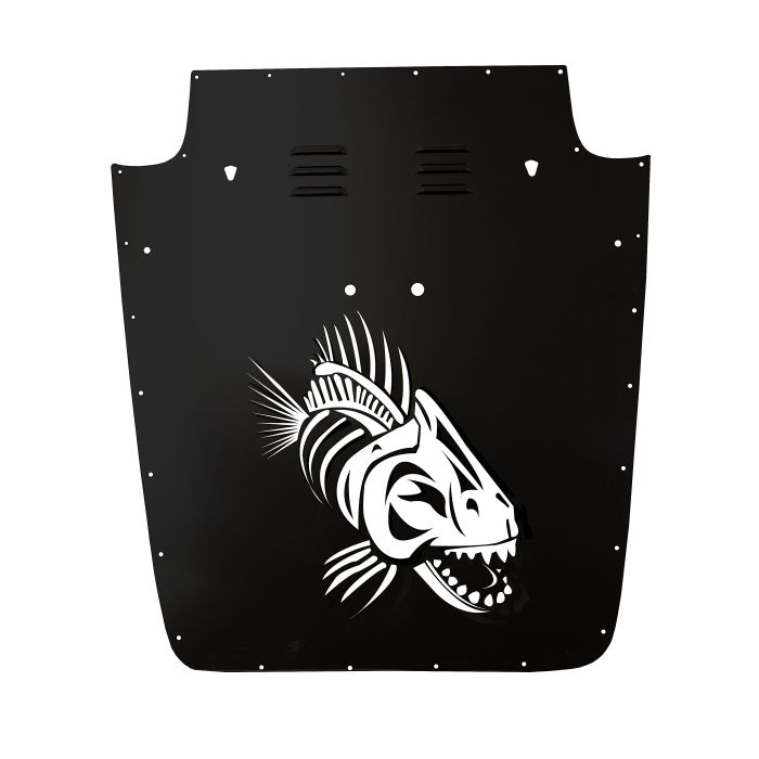 FISHBONE BLACK HOOD LOUVER 97-02 TJ
