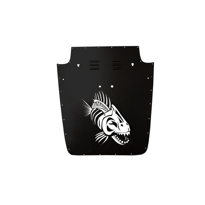 FISHBONE BLACK HOOD LOUVER 97-02 TJ