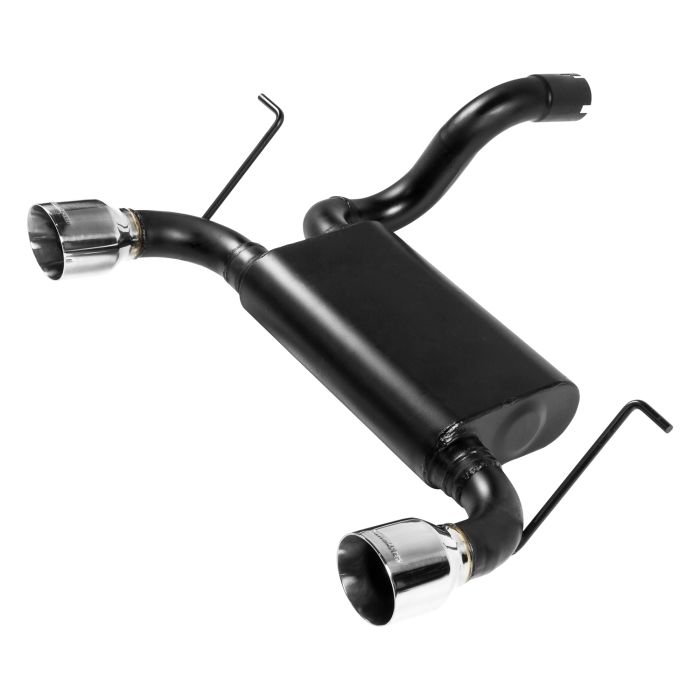 Flowmaster 817841 Force II Dual Axle Back Exhaust with Polished Tips for 18-19 Jeep Wrangler JL with 3.6L