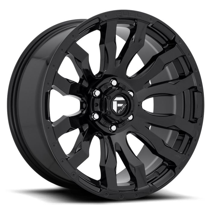 FUEL BLITZ GLOSS BLACK 18X9 5X5 4.5BS