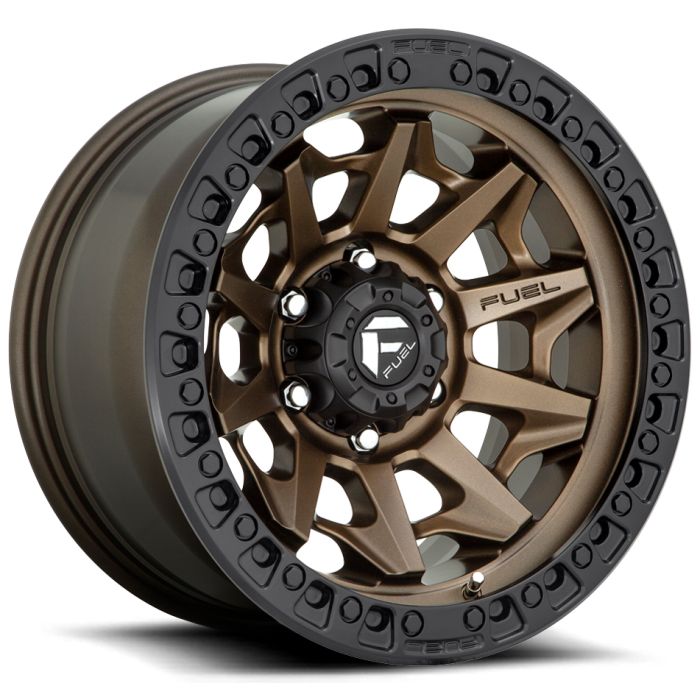 FUEL COVERT BRZ/BLK RING 17X9 5X5 5BS