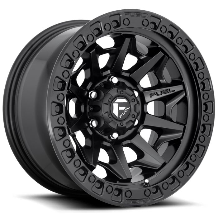FUEL COVERT MATTE BLACK 17X9 5X5 5BS