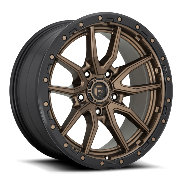 FUEL REBEL BRONZE/BLK RING 17X9 5X5 5BS