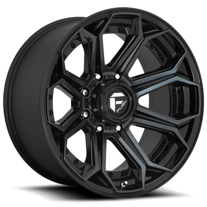 FUEL SIEGE 20X10 5X5 GLOSS BLK ET-18