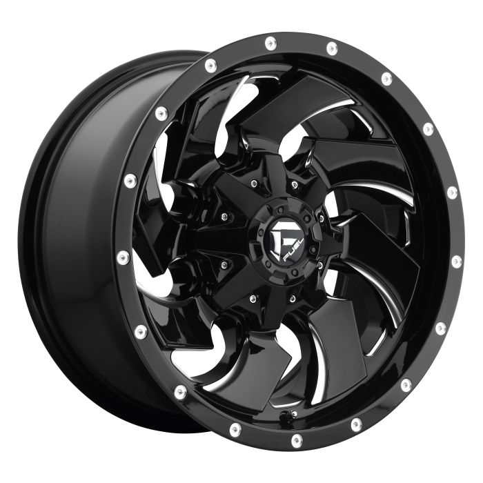 Fuel® Off-Road D23920002647 Cleaver Wheel in Black with Machined Accents  for 07-20 Jeep Wrangler JL, JK & Gladiator JT