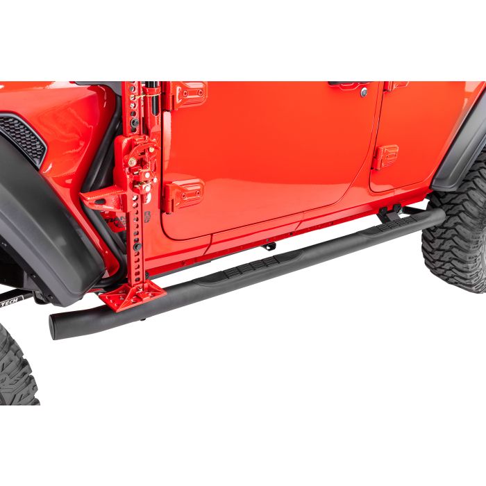 Go Rhino  4000 Series 3" Round Tube Steps for 18-20 Jeep Wrangler JL Unlimited