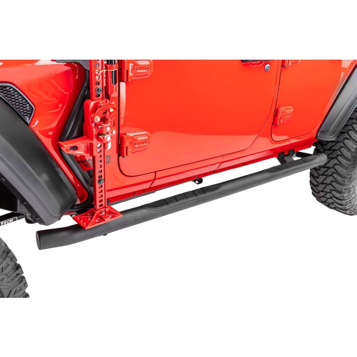 Go Rhino  4000 Series 3" Round Tube Steps for 18-20 Jeep Wrangler JL Unlimited