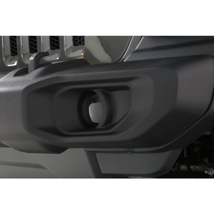 GT Styling GT0644FS Fog Light Covers 2pc. Smoke for 18-20 Jeep Wrangler JL & JL Unlimited Sport
