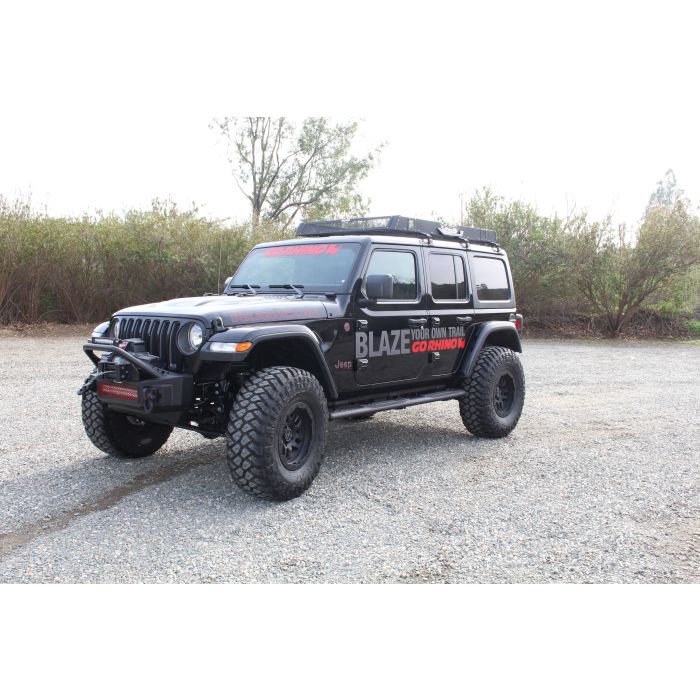 Go Rhino  1000 Series 4" Side Steps for 18-21 Jeep Wrangler JL Unlimited
