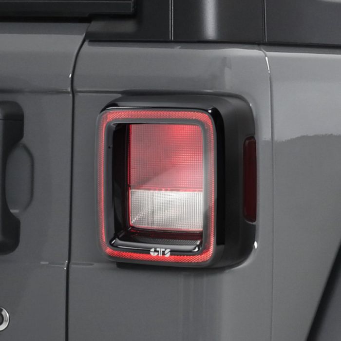 GT Styling GT4644C Rear Taillight Covers 2pc. Clear for 18-19 Jeep Wrangler JL & Unlimited JL